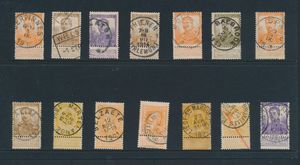 Centred cancel, from the 1970s to the modern period, also some older stamps after World War II, several thousand stamps in 3 albums, vf/f