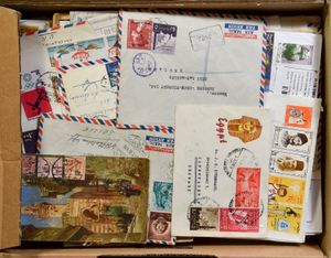 1925/Until recently, +/-100 letters, airmail, registered censorship, etc., vf/f