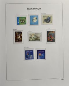 1858/2014 Collection in 7 Davo albums, before 1961 = remnants, after 1961 **/cancelled, incomplete but well filled, predominantly ** (excluding the period 2007/2009), vf/f/to be checked