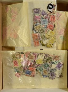 Zwischen N° 190 und 210, für den Stempel-Sammler nach Nummern sortiert in Briefumschlägen, einwandfrei/schön