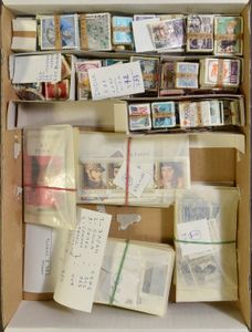 Various overseas countries, accumulation +5,300 stamps, including bundles, vf/f