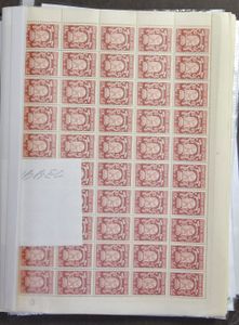 Assortment of various issues in sheets and sheet parts, vf/f/to be checked