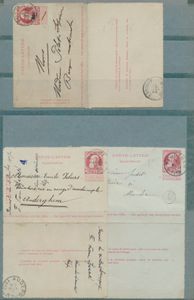 1905/1918 Very nice, specialised accumulation BRF and PWST with coarse beard, all with relay postmarks including Racour, Cuerne, Muysen-Les-Malinges, etc., 26 items, vf (COBA +€237)