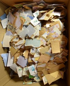 2 boxes full of fragments, including many Velghe, Elström + some Buzin and large format, ideal for study