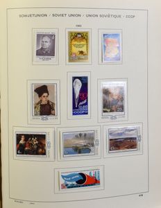 1960/1983 Collection in 2 Schaubek albums (1960/1972 complete, without souvenir sheets and from 1980/1983 complete again), vf