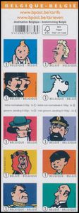 2014 Full year, including Tintin, 9 souvenir sheets and 3 booklets, vf (OBP €2,160)