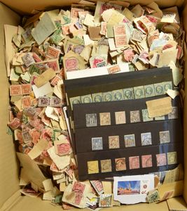 Thousands of stamps from various countries, including even better material, vf/f/to be checked