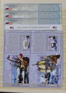 2006, collection + 270 mini sheets, different thematics, most transport, Perf and imperf, VF.