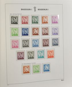 1938/1993, 5 collections Boudewijn I, each slightly different in content, mixed **/*, vf/f