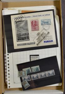 Accumulation (**/*/0/BRF), memorabilia and private issues, huge mix with lots of better material, also letters and curiosities, worth seeing, vf/to be checked