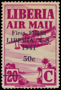 Liberia, LP N° 28B (Mi. N° 333) 