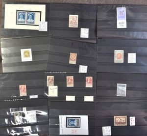 Collection of varieties and curiosities, starting with classic, including coarse beard, Albert I, more than 55 items with better items, vf/to be checked (OBP +€700)