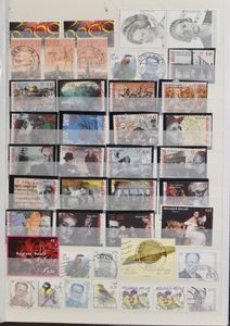 2000/2015 Very nice cancelled collection in 2 stockbooks, including sets, souvenir sheets, booklets, FDCs, vf