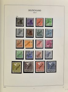 1948/1990 Sammlung im Davo-Album, ohne Aufdrucke (ohne Garantie), bessere Sätze der Jahre 48-52, ziemlich vollständig, einwandfrei/schön