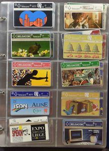 TELEPHONE CARDS: in 2 boxes and 1 binder (+/-100 items)