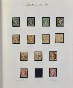 1853/1990 Nice collection in 2 Victoria albums with better classics (including cancellations), 