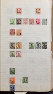 Accumulation of various countries on old sheets, mostly cancelled, vf/f/to be checked