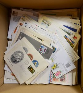 Zusammenstellung Hunderte von FDCs aus verschiedenen Ländern, mit schönem Thema, einwandfrei/schön