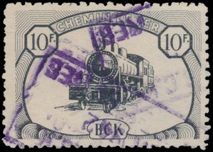 CP 18/23 First series BCK stamps, various cancellations in black and purple, Vander Marcken certificate, vf (OBP €1.650)