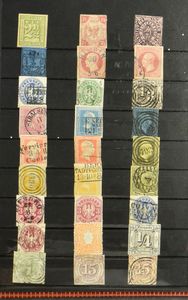 Various items in smaller format stockbook, including states, Reich, Zones, vf/f/to be checked