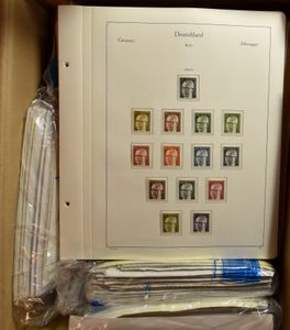 Tens of thousands of stamps loose and on letters, including Belgium, vf/f/to be checked