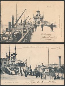 Walking terraces and St. Annekesboot departure (4 items) 