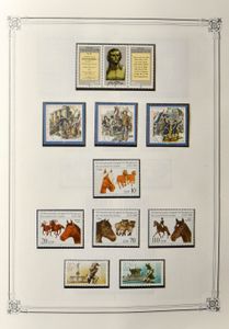 Bund and GDR, starter collection in 3 Yvert clip bands (1953/2000), vf/f