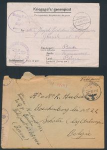 Lot of prisoner of war mail and several photographs, multiple censorship marks and cancellations, vf/f/to be checked