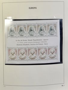 1956/1999 Fairly complete collection (without Liechtenstein 1960) in 3 Davo albums, including souvenir sheets, vf/f