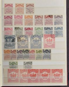 1886/1960 Collection in small stockbook including 1922 Malaya-Borneo * incomplete, Labuan, vf/f/to be checked