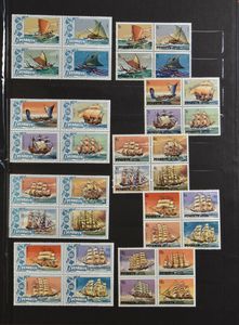 Ships, collection in 3 stockbooks including China 1978 Hsiangkiang Bridge, vf/f/to be checked