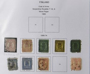 1866/2006 Collection in ring binder from serpentines including many Red Cross items, vf/f/to be checked