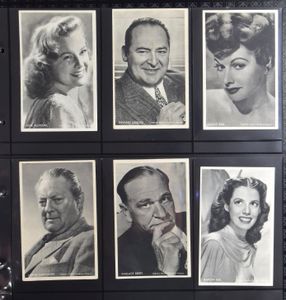 Film stars, Kwatta, in Leuchtturm album (+250 items)