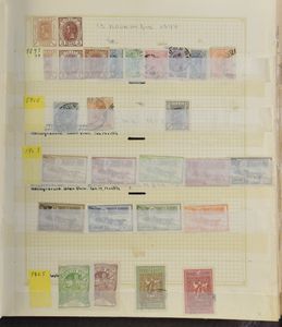 Collection with duplicates in 5 stockbooks, starting with classic stamps, also some Hungary, vf/f/to be checked