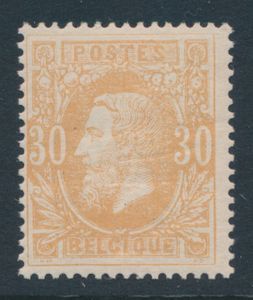 N° 33 „30c. ockerrot”, einwandfrei (OBP 250 €)