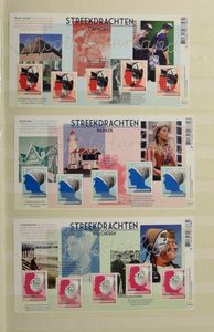 1997/2014 Stock in 3 stockbooks, cancelled until 2000, then both mint and used, many valid for postage, 1 book contains only sheetlets 