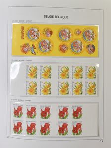 1858/2002 Collection in 4 Davo albums including BL 1 **, 221/33 **, BL 2 *, BL 3 cancelled, BL 4 cancelled 3° Orval **, -10% **, Gellingen **, 792/97 **, BL 27 **, BL 28-V **, athletics **, BL 30 *, BL 31 **, Boudewijn glasses **, Breendonk I and II **, nominal, vf/f/to be checked