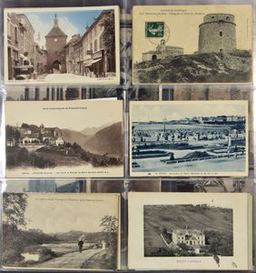 Various places and views, all periods, mostly older in 2 modern classurs (+750 items)