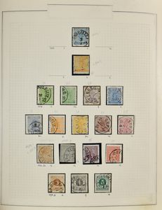 1855/1986 Goed gevulde verzameling in album met betere zegels en reeksen, w.o. beide UPU reeksen, vele tandingtypes, zm/m (Hoge cataloguswaarde)