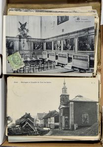 Diest (68 items) and Leuven (73 items), including photo cards, brewery, some Schaffen, etc. (141 items)