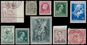 1849/1966 Verzameling in 2 Prinet albums, klassiek in gemengde kwaliteit, Caritas gest., 5 franken gest., Kleine Montenez **, 436 **, 