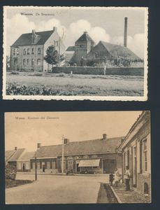 Woesten, West- en Oostvleteren en Watou, zeer mooie dorpszichten (27 stuks)