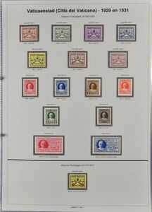 1929/2005 Verzameling in 2 ordners met wat betere zegels, zm