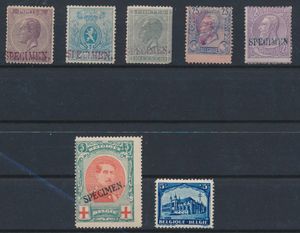 1865/1915, 6 zegels met 
