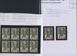 Samenstelling variëteiten/curiositeiten tussen n° 411/17, 27 stuks, zm/m