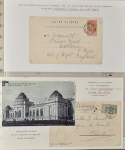 Verzameling stempels, w.o. relais, agentschappen, rurale, roulette, expo, tijdelijke kantoren (Oostende en De Panne) in ringband, zm/m