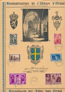 Verzameling HK w.o. Rubens, 3° Orval, 787/91, enz. + MK n° 653/60, zm/m (OBP €528)