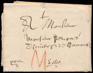 1626 Voorloper (6 bladzijden) met inhoud van Mechelen, juli 1626 naar Lille + manuscript 
