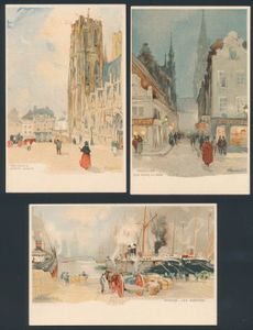 België en weinig fantasie, alle oudere kaarten, w.o. betere (+/-700 stuks)