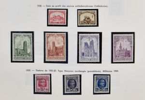 1851/1974 Startverzameling in Prinet album, waarbij volledige reeksen en nominaal, zm/m